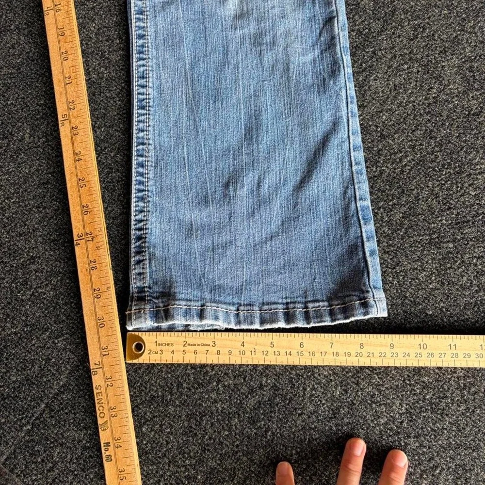 2000s axel light wash bootcut jeans